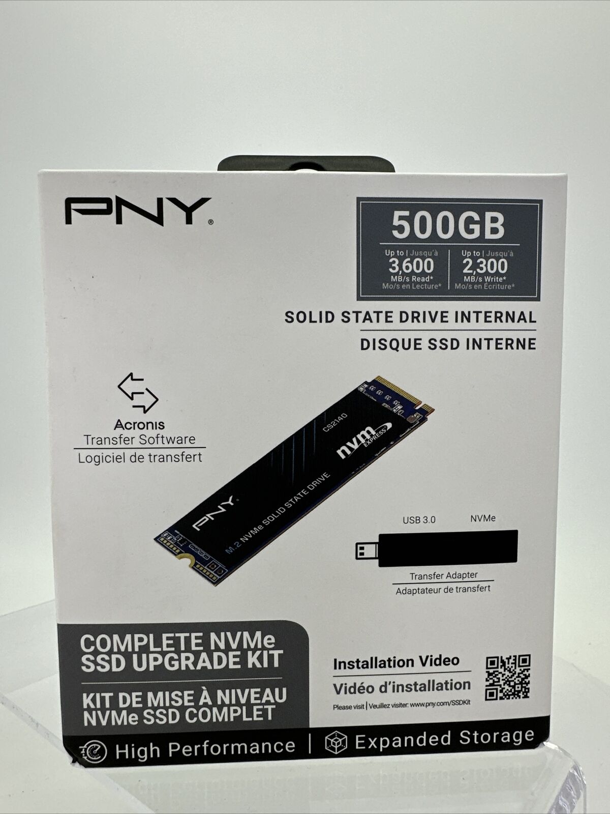 PNY M280CS2140-500KIT-RB 500GB SSD Internal New Sealed