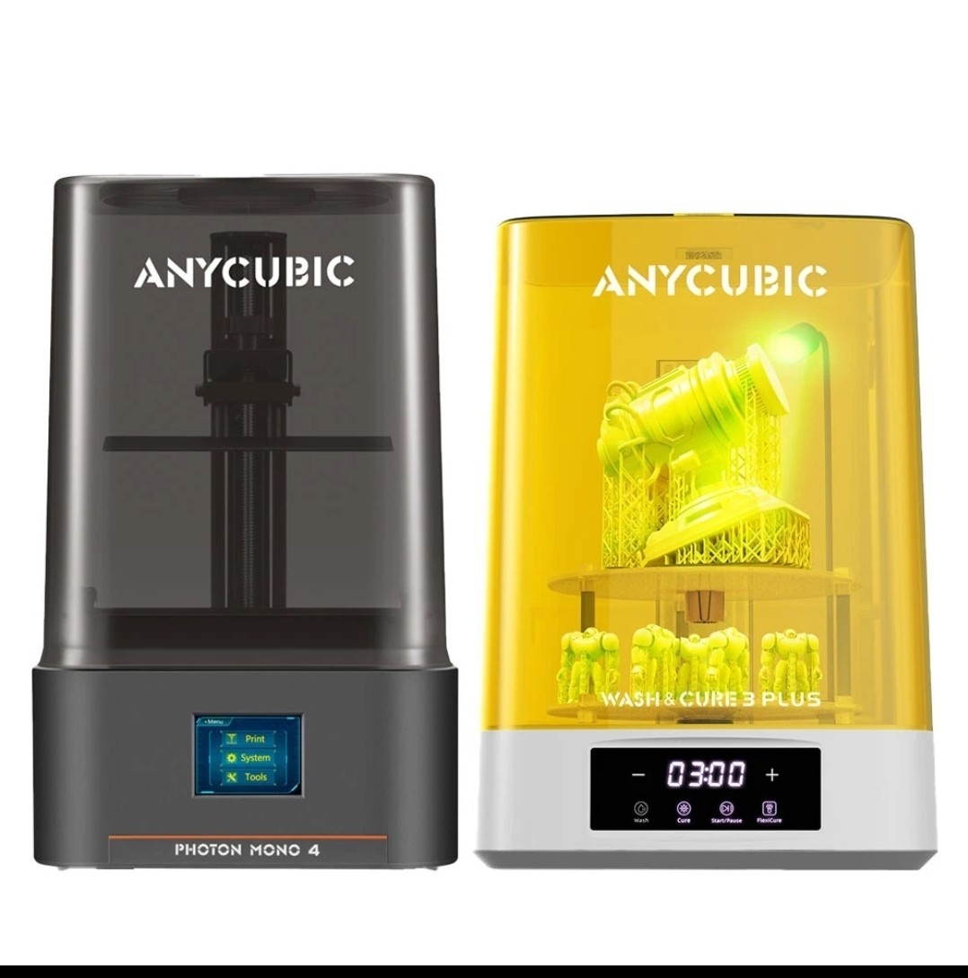 ANYCUBIC-3D Printer and Wash & Cure 3 Plus 