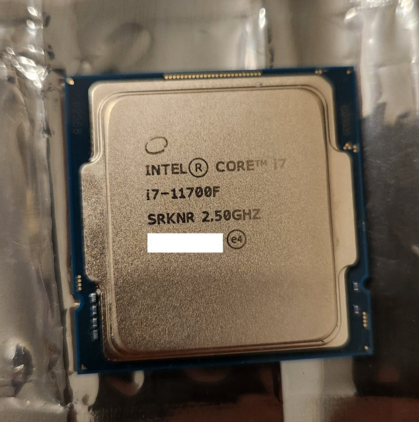 Intel i7-11700F SRKNR 2.5GHz 8-Core 16MB 8GT/s LGA1200 CPU **Up to 4.9GHz Max