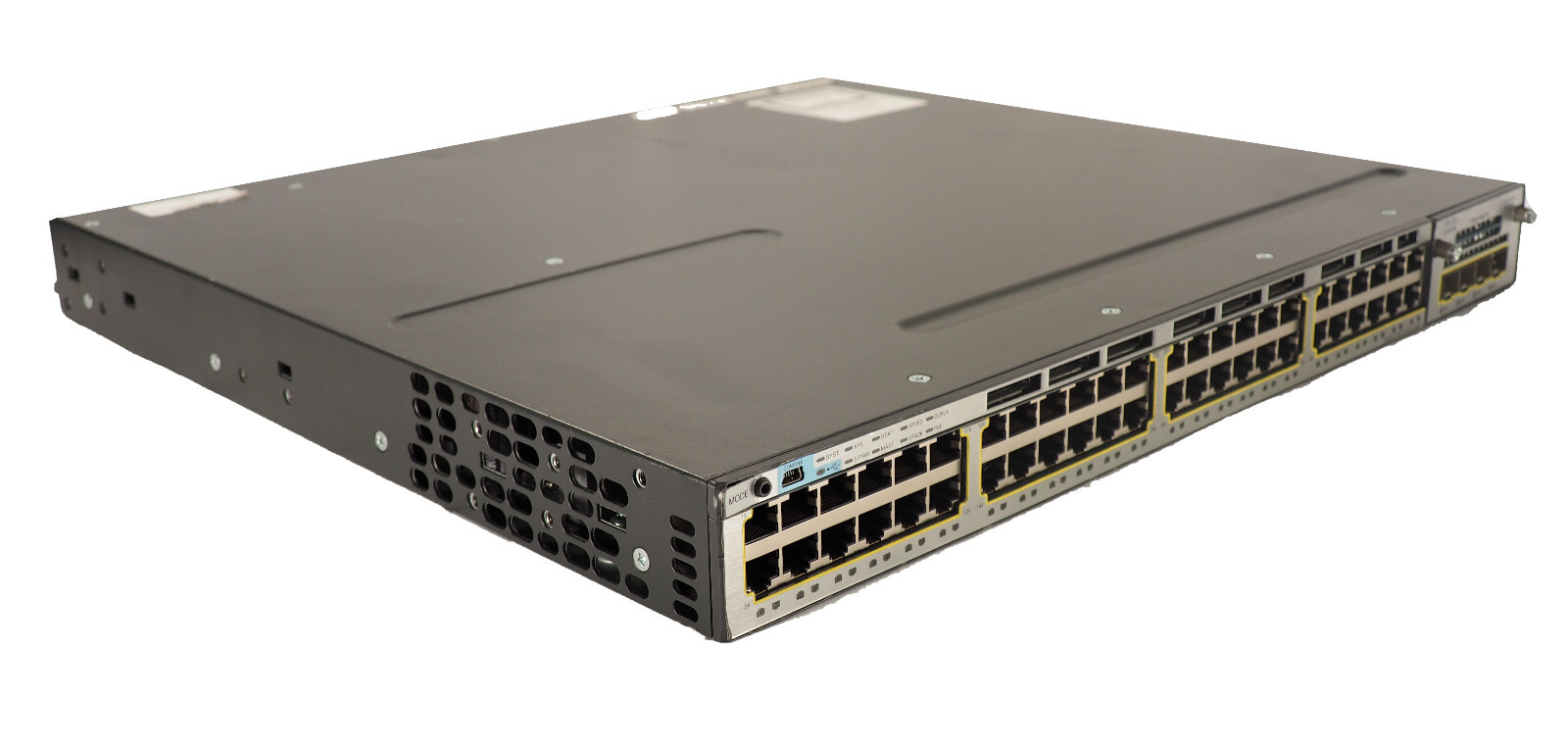 CISCO Catalyst 3750X WS-C3750X-48P-S 48 RJ45 Port with 4 SFP Port Module Switch 