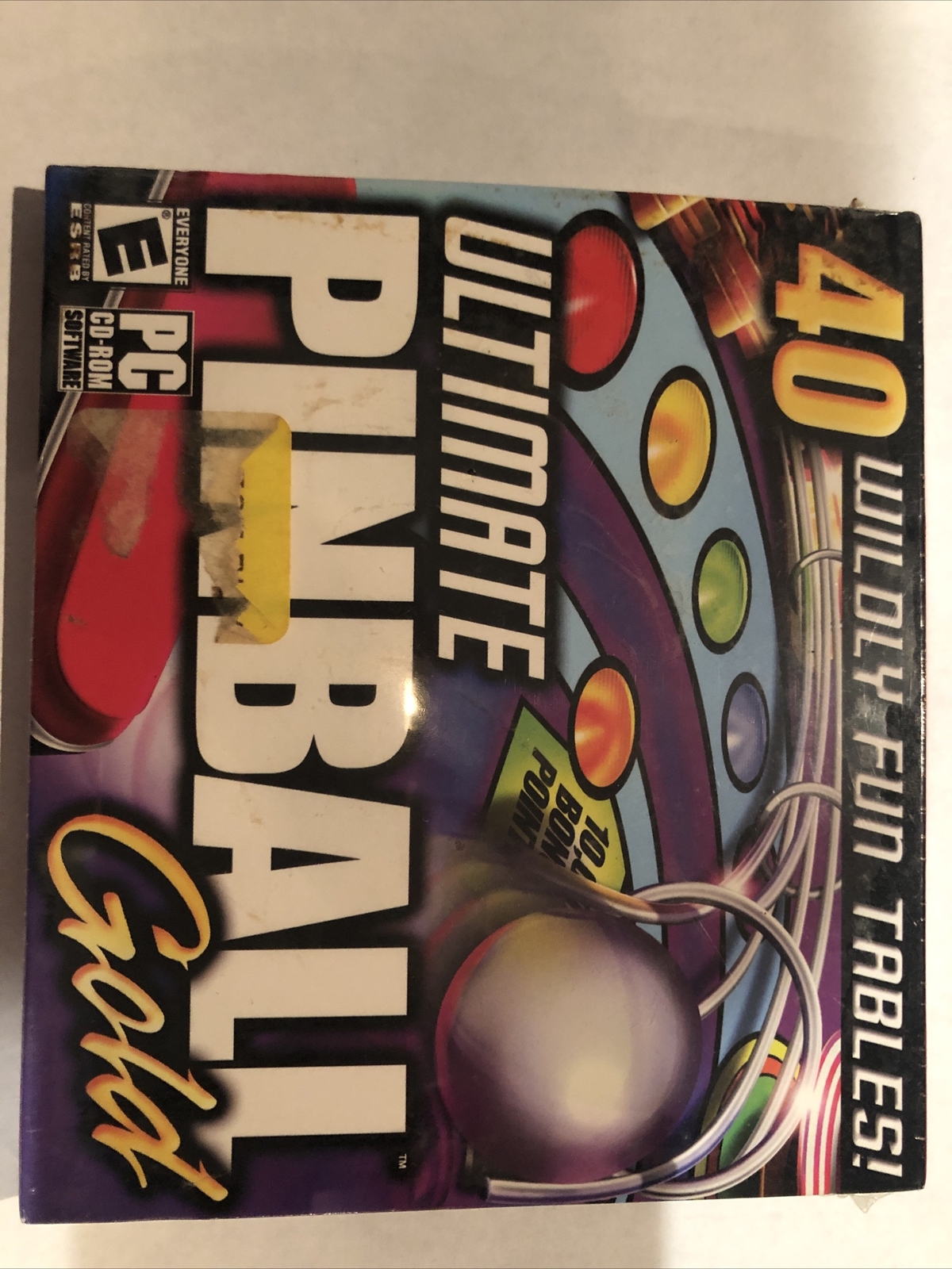 Ultimate Pinball Gold PC CD play 40 radical ramps ricocheting balls tables game
