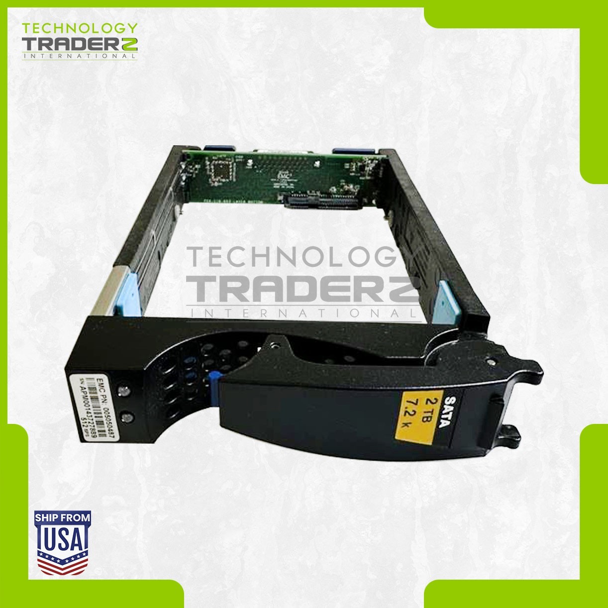 LOT OF 120 005050487 EMC 2TB 7.2K SATA 3.5'' Hard Drive Tray Only ***Pulled***