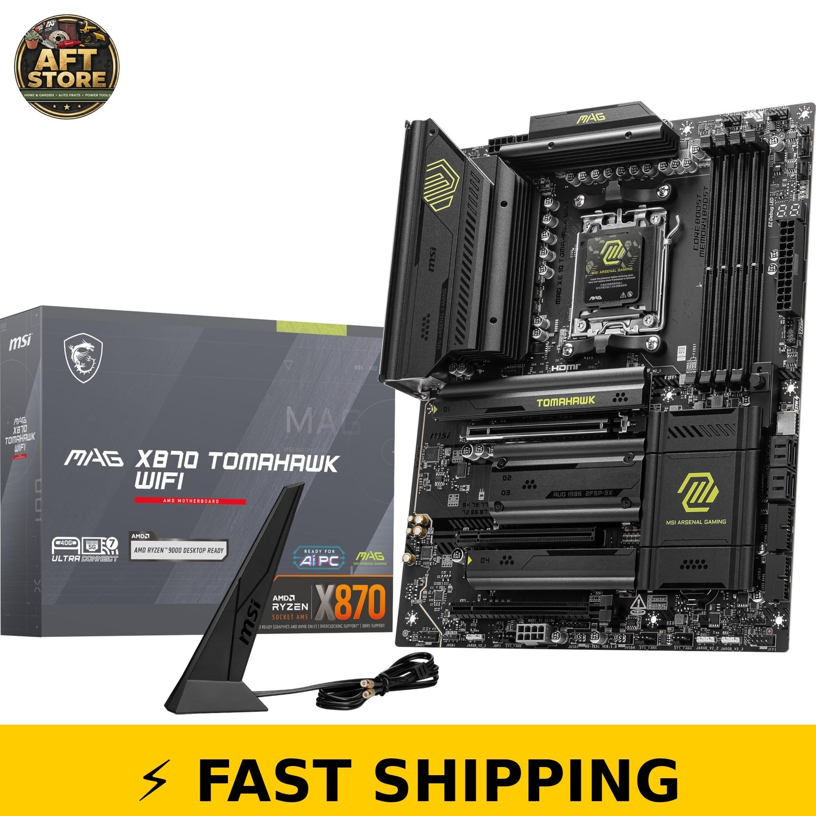 MSI MAG X870 Tomahawk WiFi Gaming Motherboard