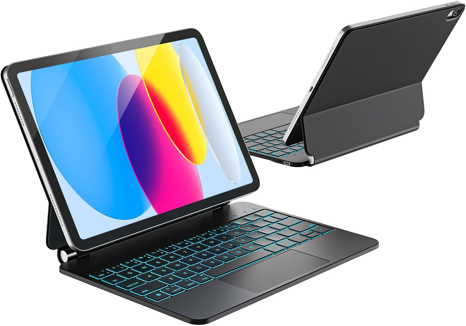 Magic Keyboard Case for Ipad 11Th A16 / 10Th Gen, Magnetic Stand