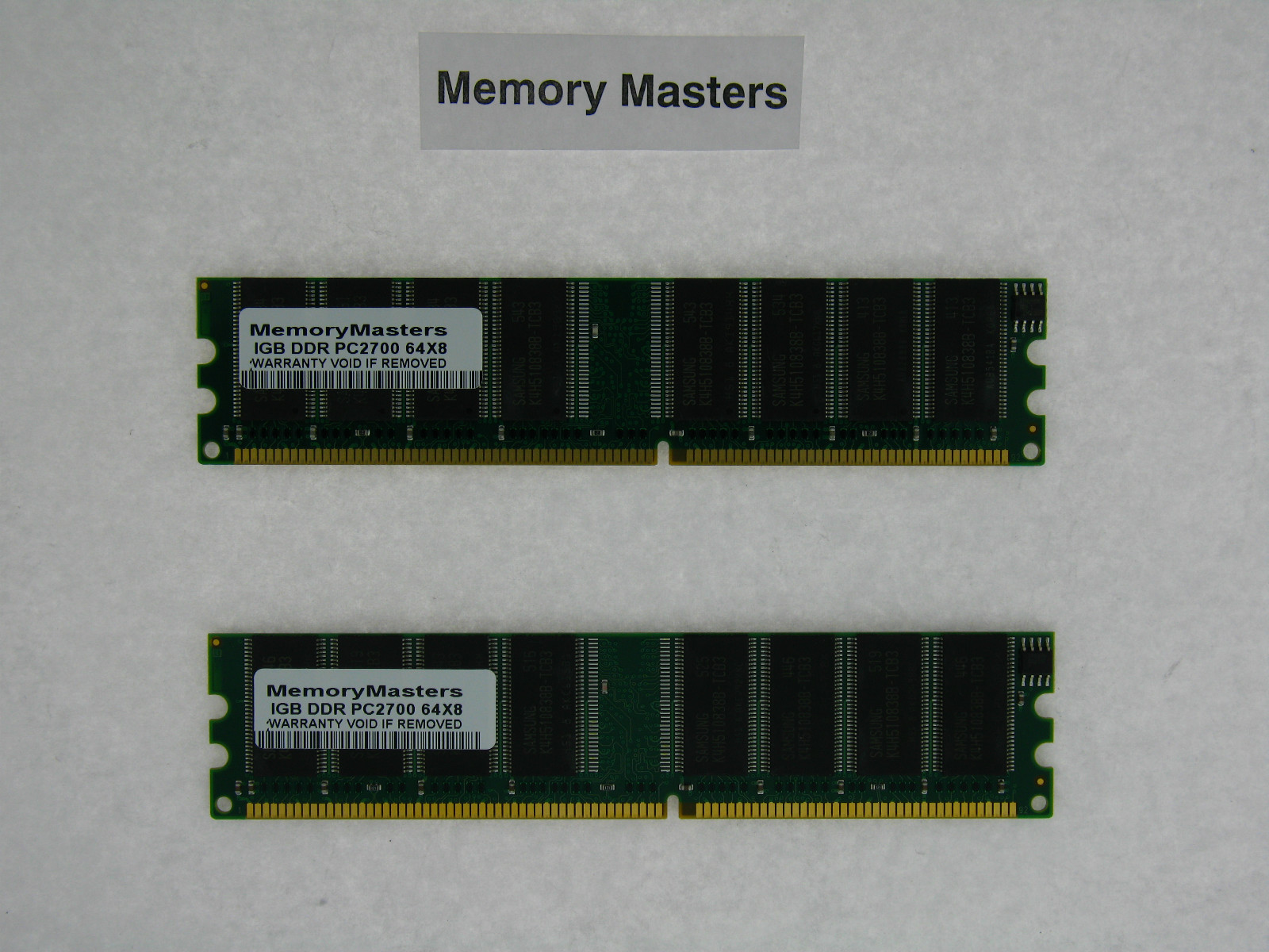 2GB (2x1GB) MEMORY RAM DDR333 PC2700 NON ECC 184PIN