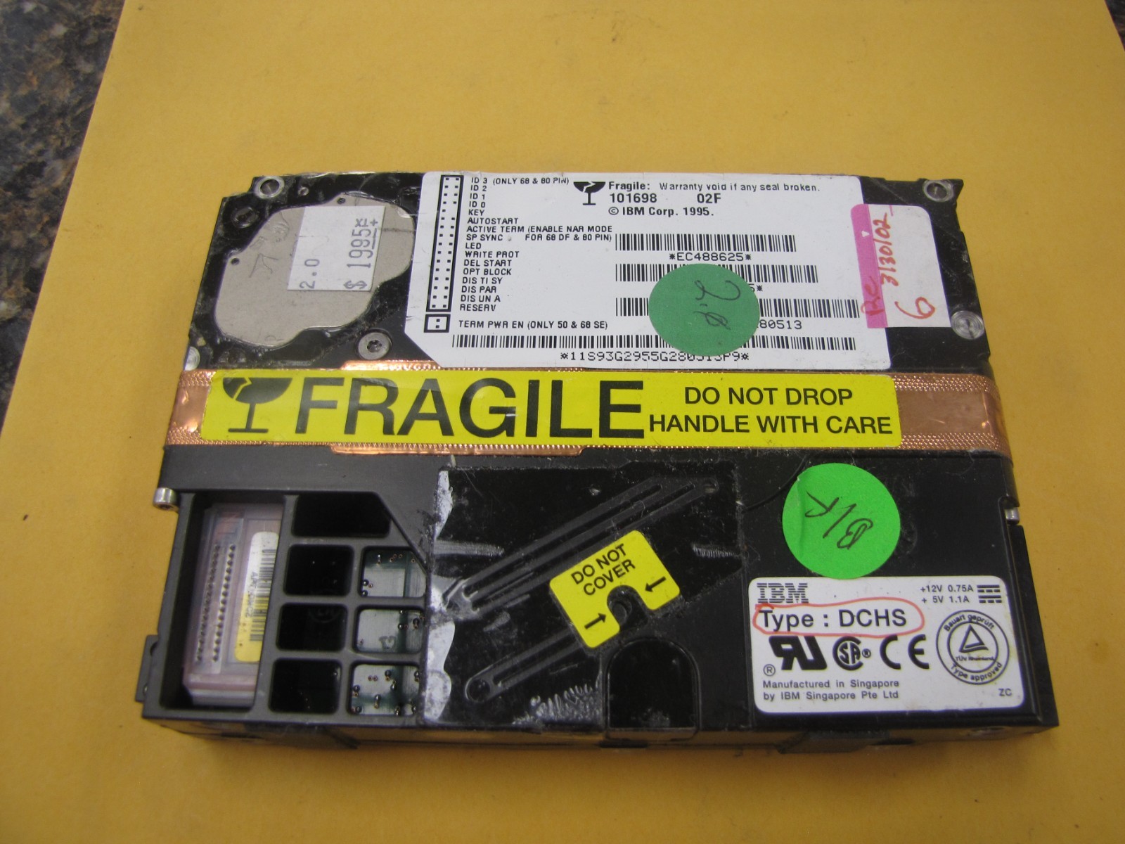 Vintage IBM EC488625 3.5 Floppy Hard Disk Drive