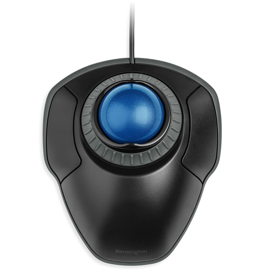 Kensington M01555 Orbit Trackball Mouse With Scroll Ring Good Condition✅