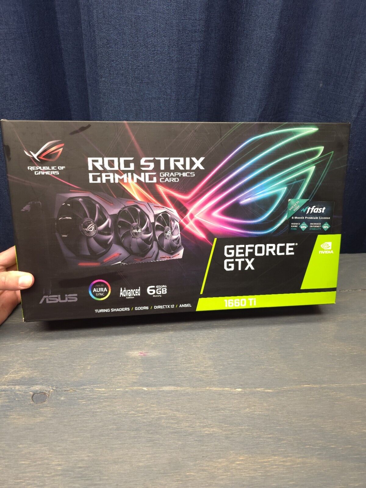 ASUS ROG Strix NVIDIA GeForce GTX 1660 Ti 6GB GDDR6 Graphics Card SEALED NEW