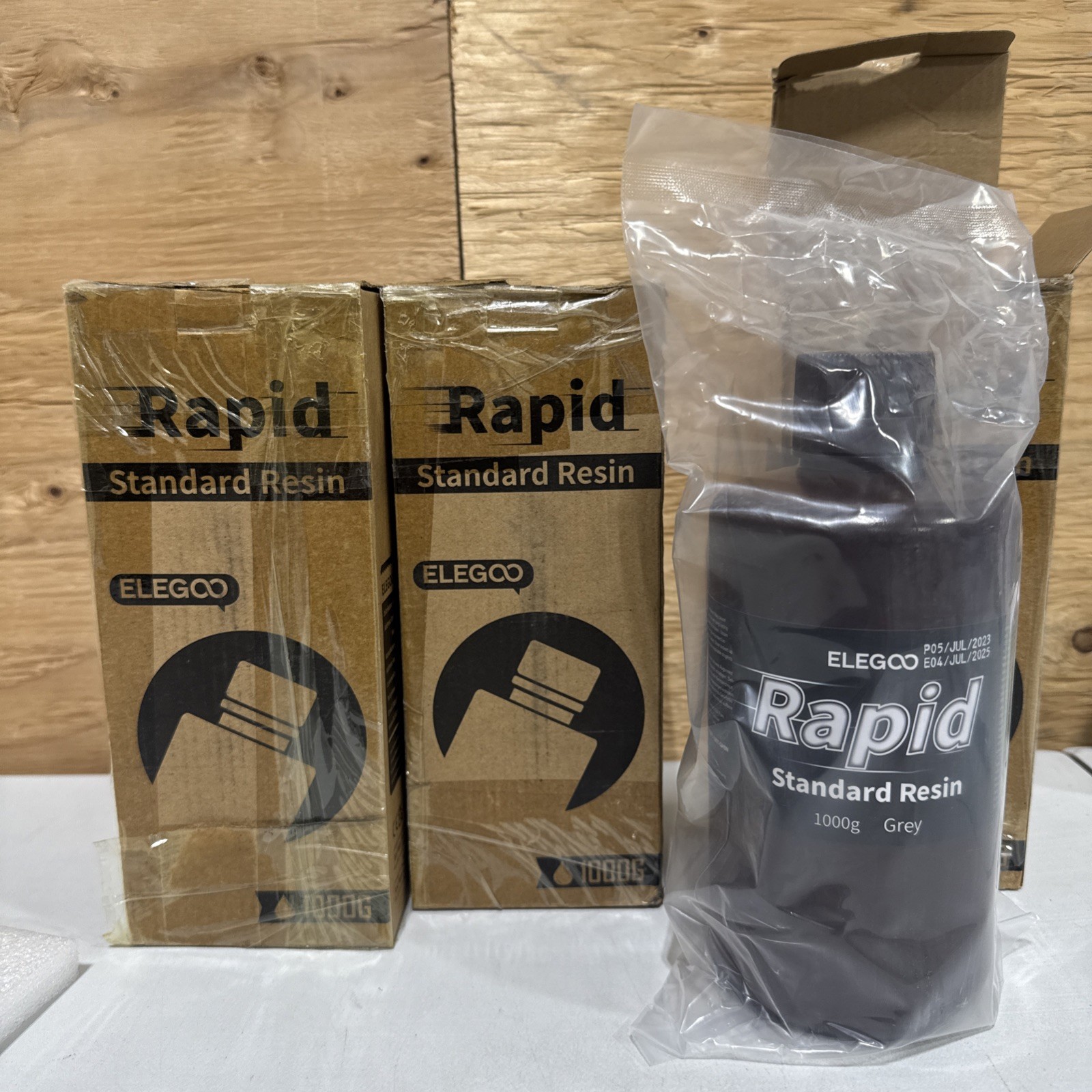 Elegoo Rapid Standard Resin 3000g LOT Gray EXP: 7/2025 (SEALED) / MD4
