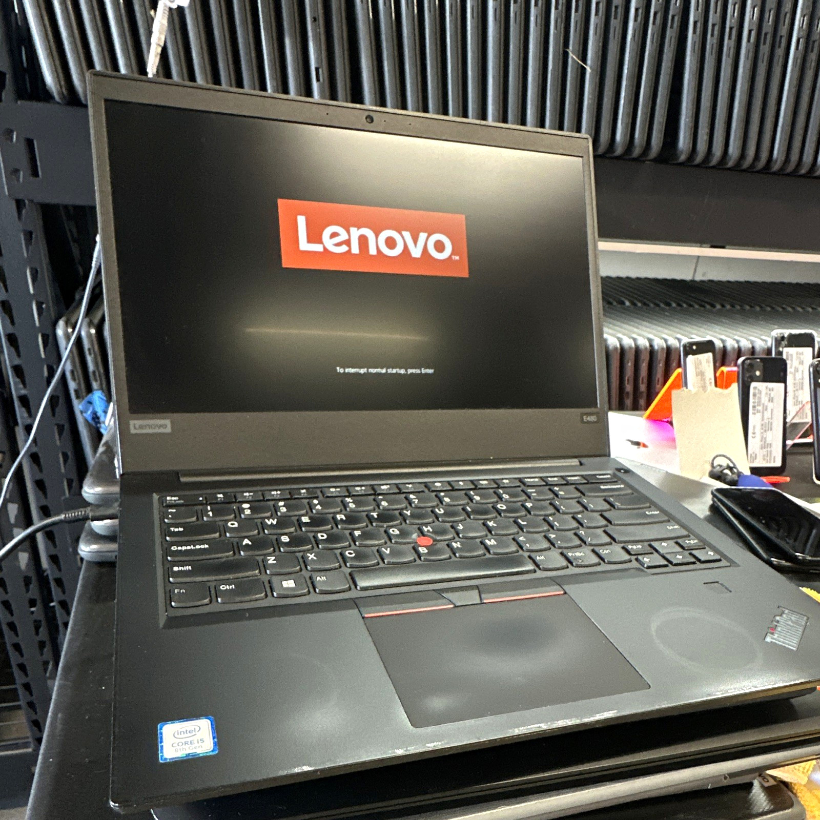 Lenovo ThinkPad E480 14" i5-8th Gen 8GB 128GB SSD Windows Black