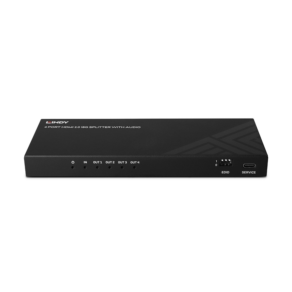 Lindy 4 Port HDMI 8K60 Splitter Connection CEC/HDMI Encryption 38535