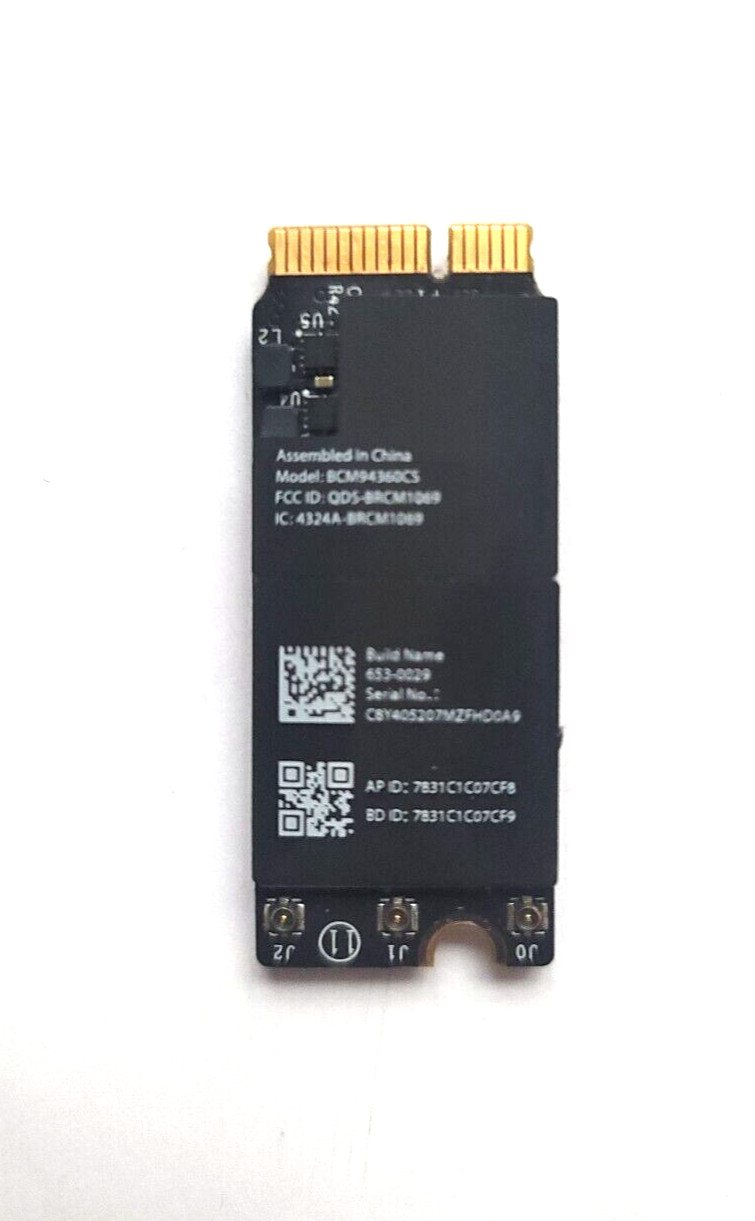 OEM Apple MacBook Pro Retina A1502 A1398 AirPort Wifi Bluetooth Card 2013 - 2014