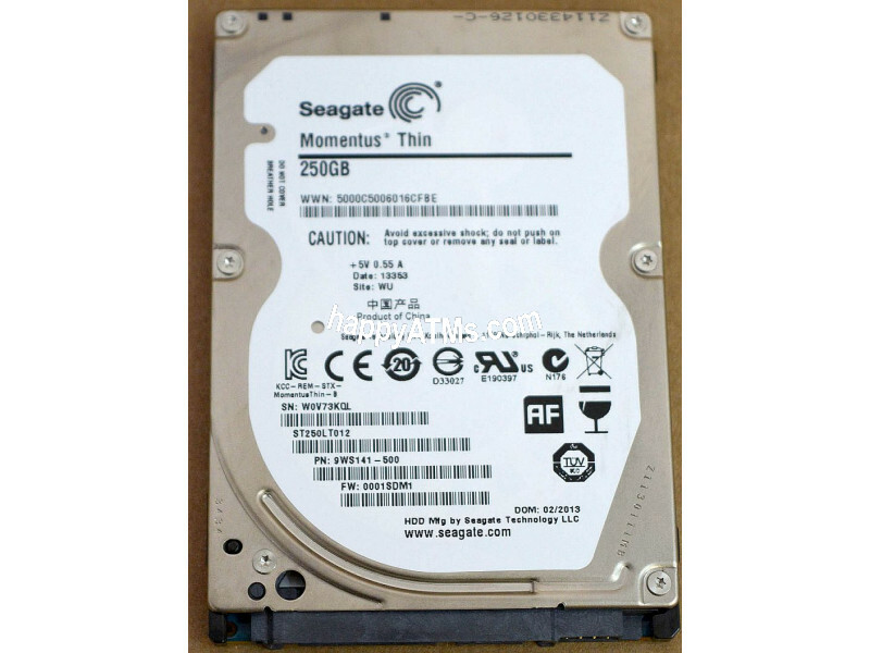 SEAGATE MOMENTUS THIN 2.5" HDD 250GB 5400 RPM 16MB Cache SATA PN: ST250LT012