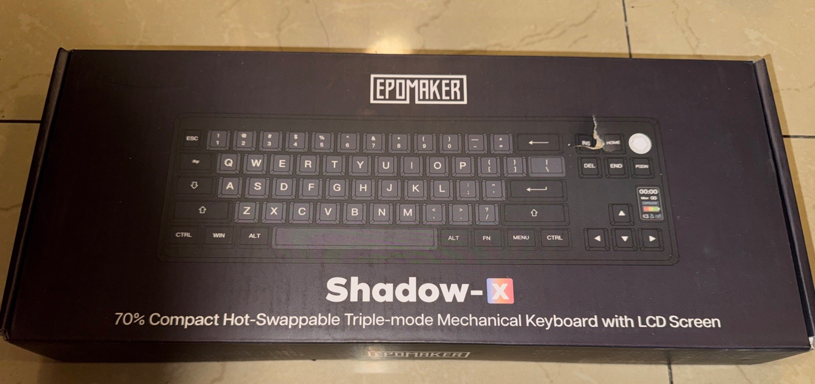 EPOMAKER Shadow-X Gasket Mechanical Gaming Keyboard, Hot-Swap 2.4ghz/Bluetooth