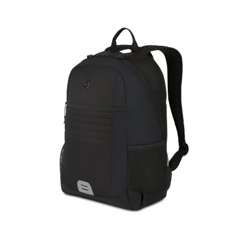 BLACK - SWISSGEAR INTRO LAPTOP BACKPACK 17.5"x12"x6" SA5211