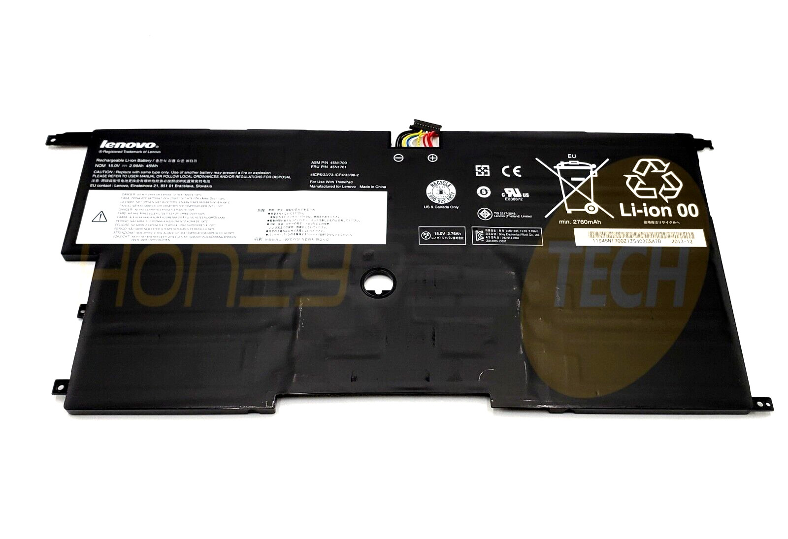 GENUINE LENOVO X1 CARBON 2ND GEN 8CELL 46WHR BATTERY 45N1702 45N1703 TESTED