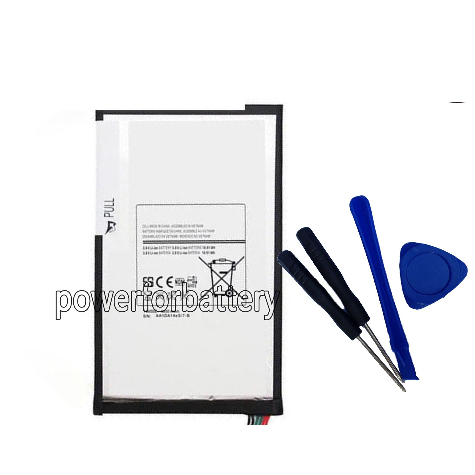 T4450E Battery For Samsung Galaxy Tab 3 8.0 SM-T310 SM-T311 T315 -3.8V / 4450mAh