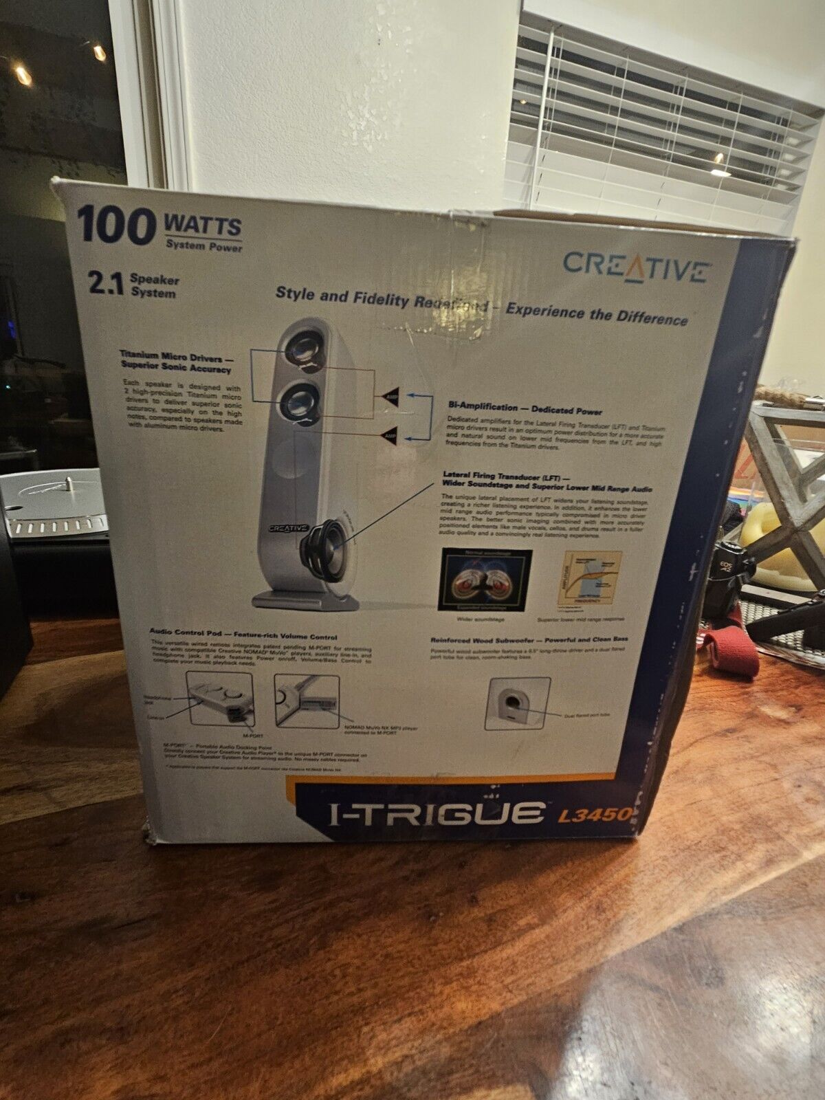 Creative I-TRIGUE L3450 White 2.1 Computer Speaker System For PC MAC 
