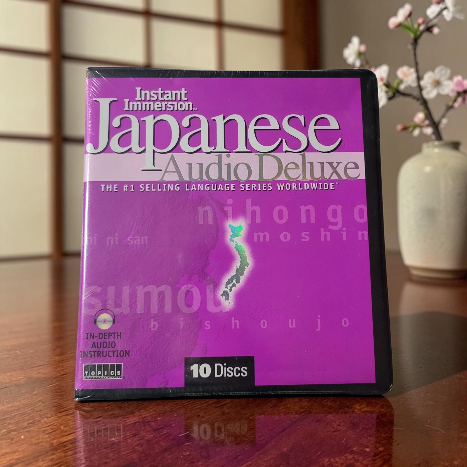 Sealed Instant Immersion JAPANESE 10 CD + ROM Disc Japan Language Speaking 2006
