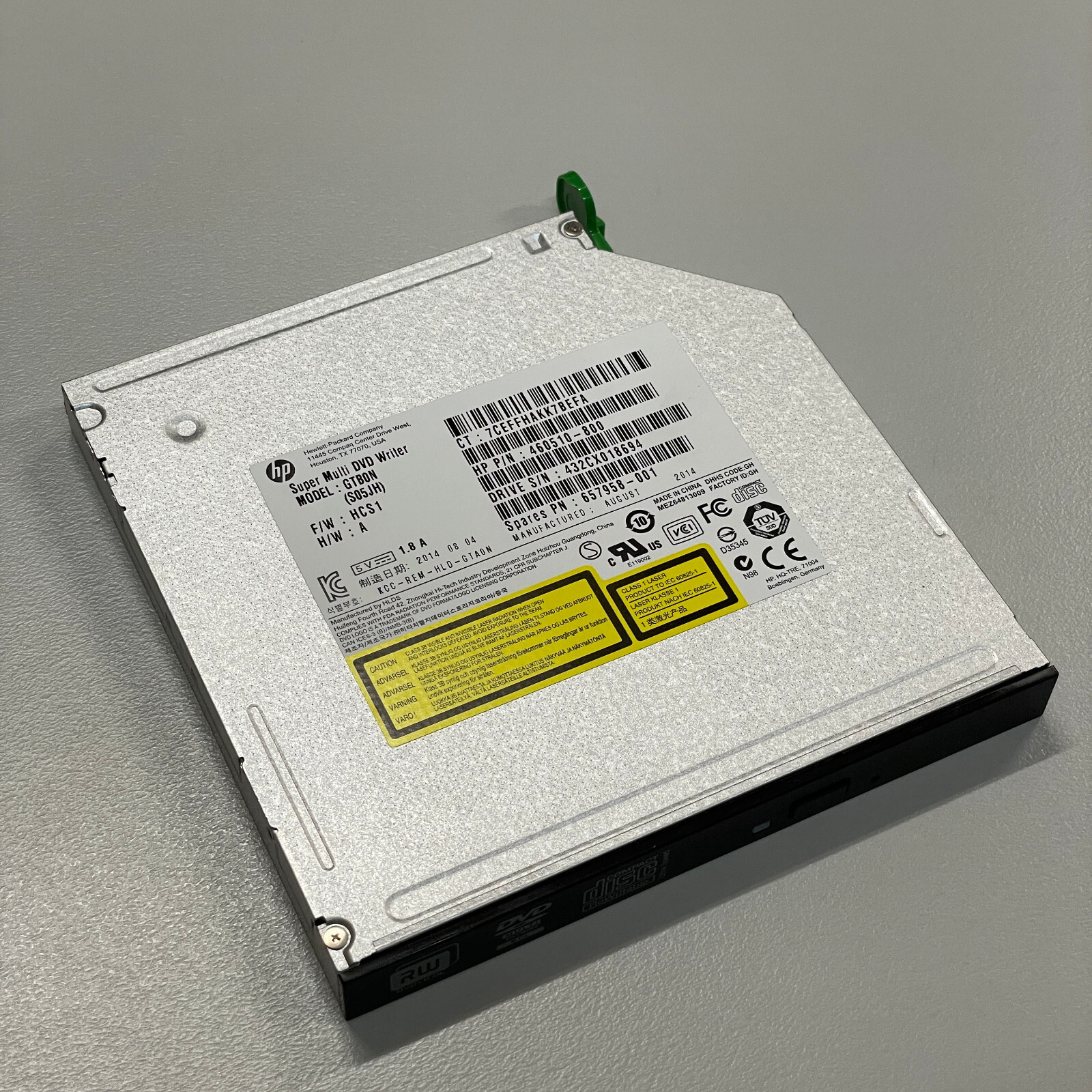 Genuine HP GTA0N CD DVD±RW SATA DL Optical Drive + Bezel 460510-800 657958-001