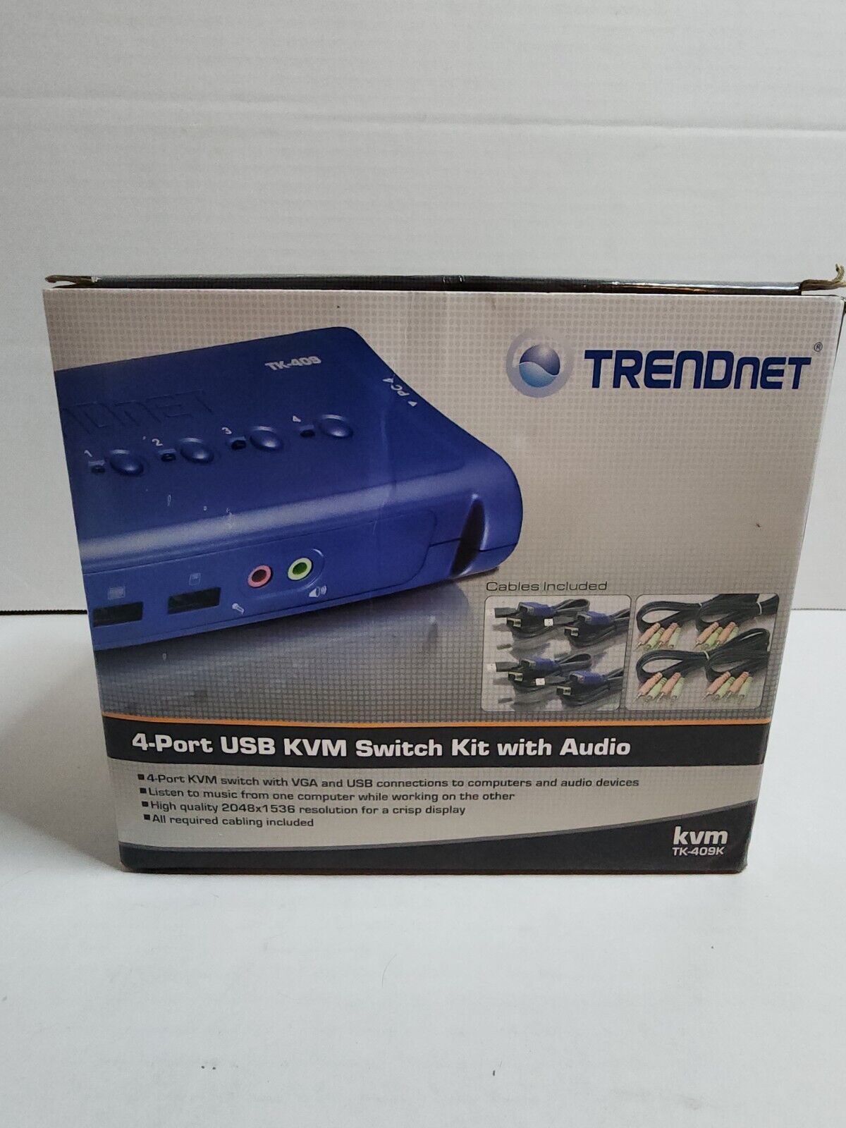 TRENDnet  TK (TK409K) 4-Ports External KVM / audio / USB switch PS/2