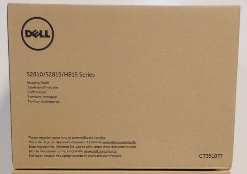 Genuine Sealed Dell 35C7V Imaging Drum Unit S2810 S2815 H815 Series 85K Yield