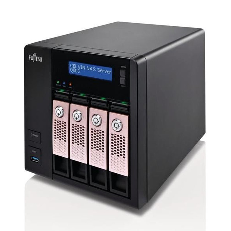 Fujitsu Celvin NAS Server Q805 1.99GHz 2GB DDR3L RAM, 4x Bay