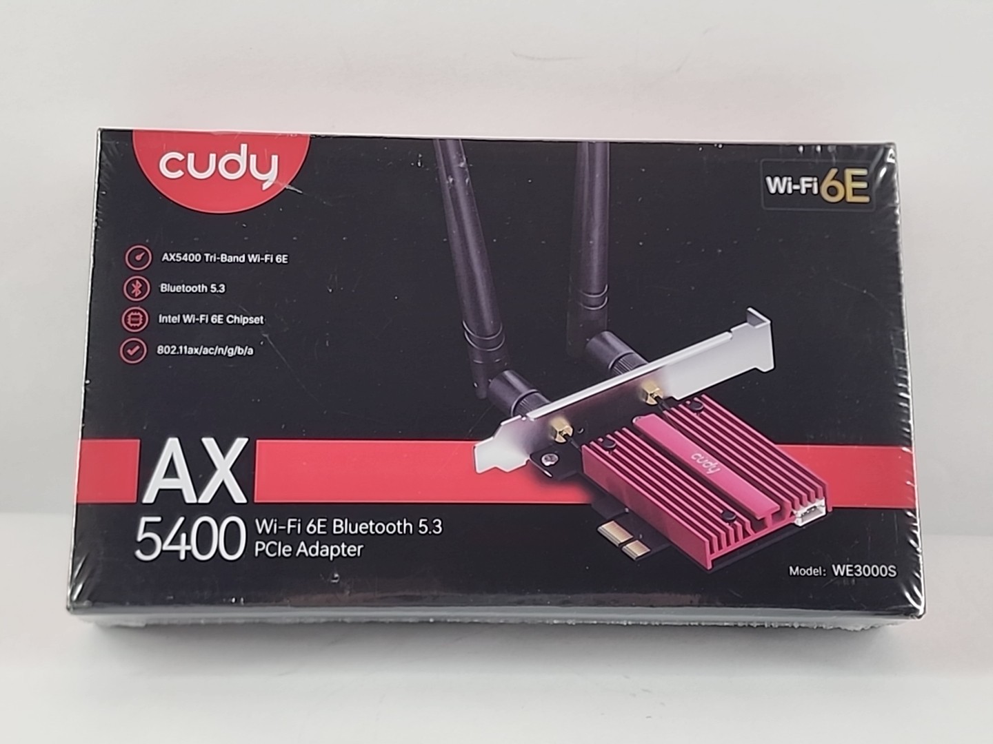 Cudy AX5400 Wireless WiFi 6 6E PCIe Card  Bluetooth 5.2, AX210, 2402 WE3000S V2