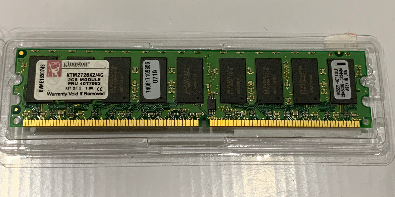 Kingston KTM2726K2/4G 2GB DDR2 Server RAM Memory