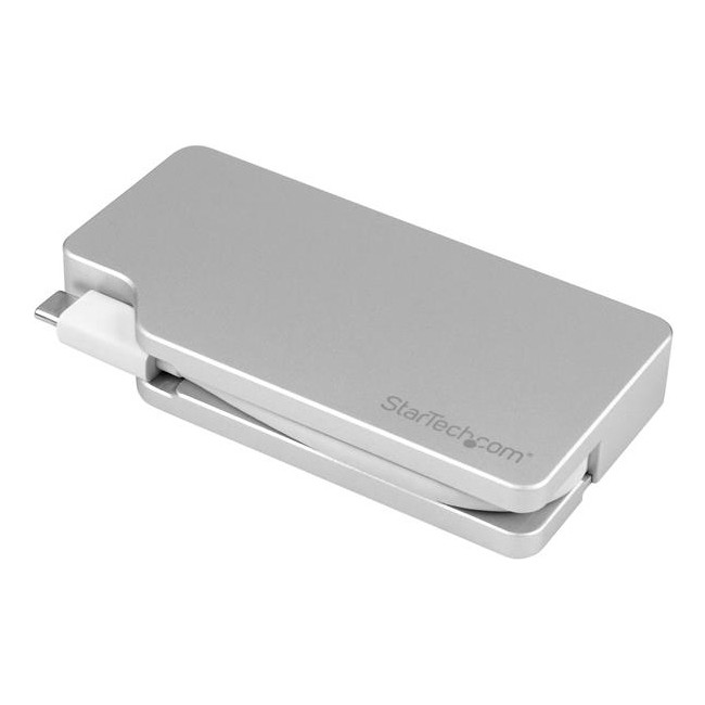 Startech Aluminum Travel A/v Adapter: 4-in-1 Usb-c To Vga (cdpvgdvhdmdp)