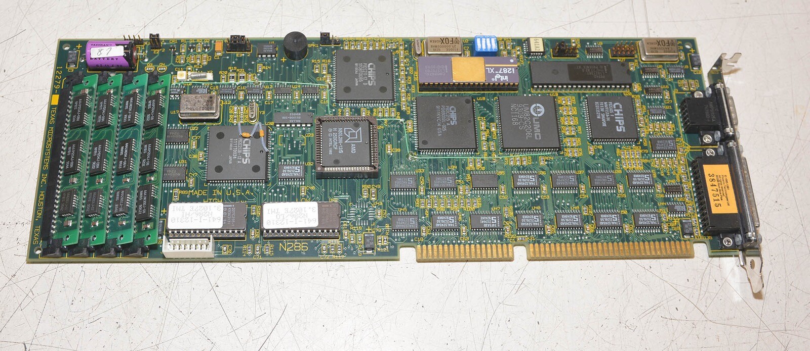 Vintage Texas Microsystems N286/12 Single Board Computer RARE