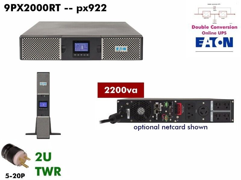 Rebuilt~ Eaton 9PX 9PX2000RT UPS 2000va 120v #NewBatts #Warnty