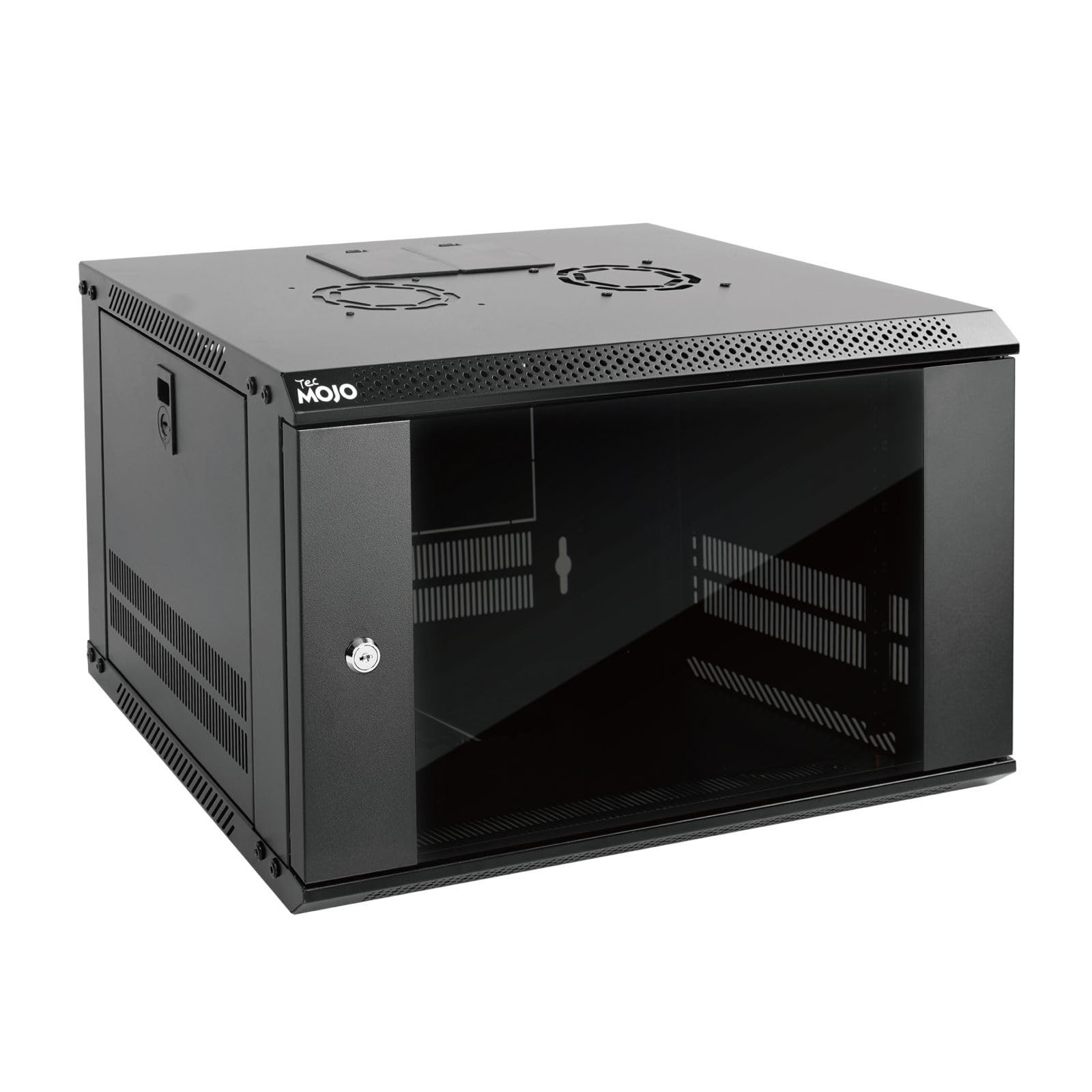 Tecmojo 6U Wall Mount Server Cabinet IT Network Rack Enclosure Lock... Fast Ship