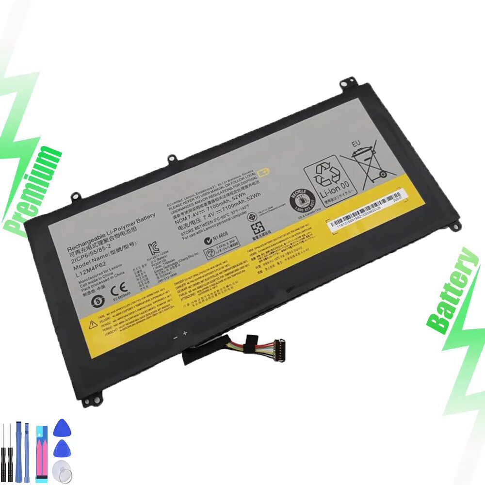 52Wh battery for Lenovo Ideapad U430 U530 U530-20289 Touch L12M4P62 L12L4P62