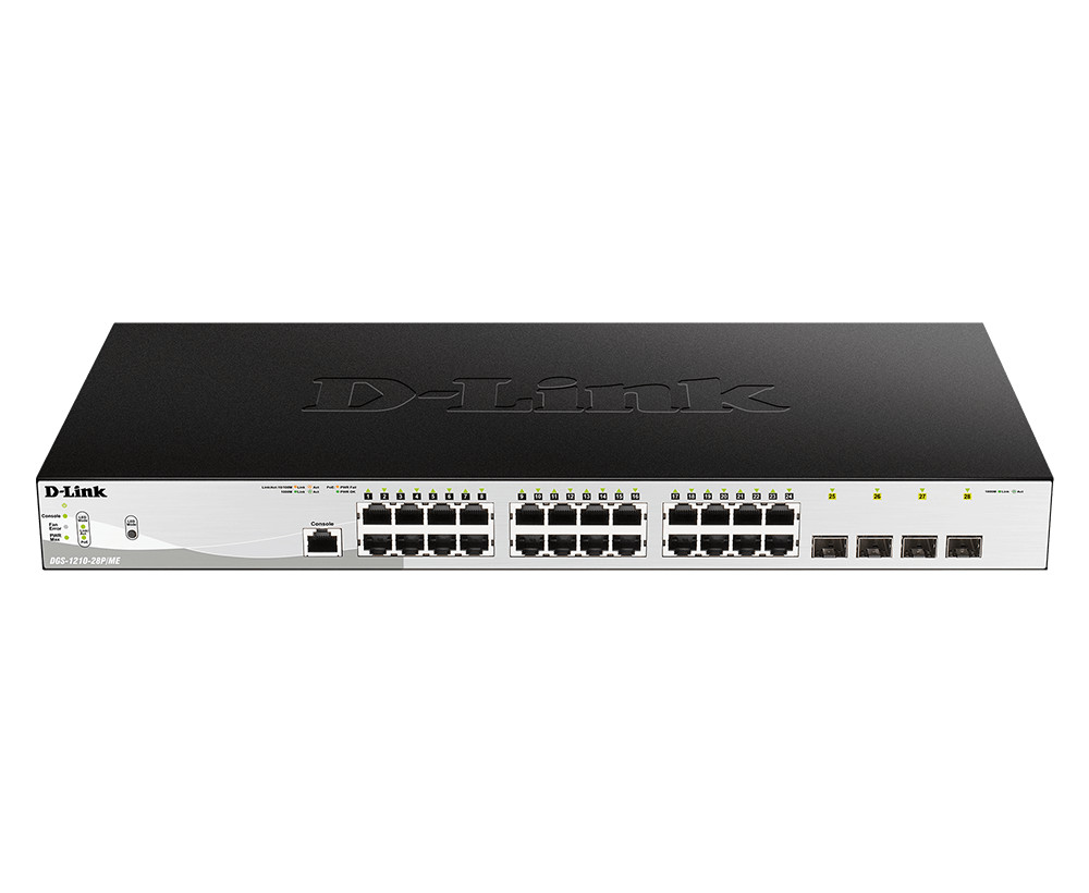 D-Link Switch 24 port PoE 10/100/1000BASE - Switch (DGS-1210-28P/ME