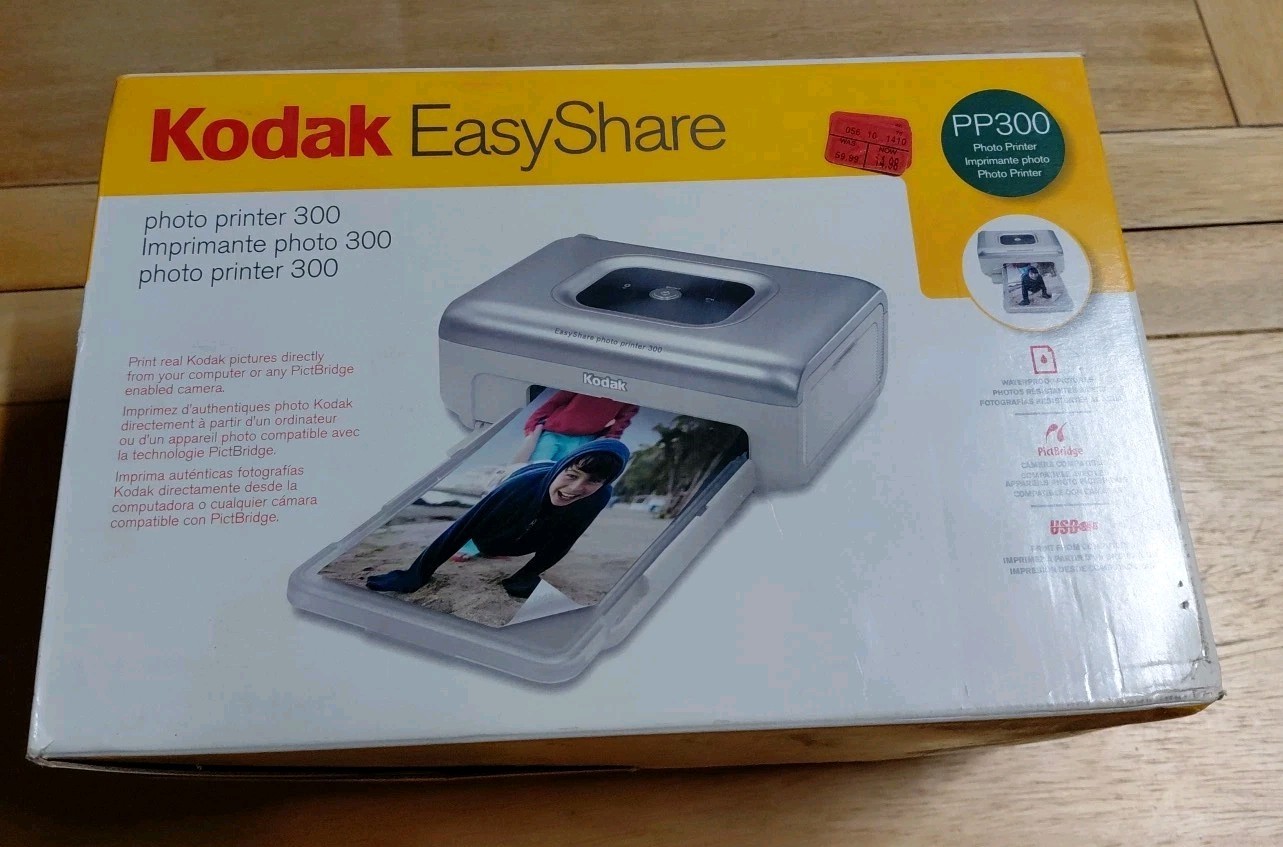 Kodak EasyShare PP300 Digital Photo Thermal Printer, New In Box