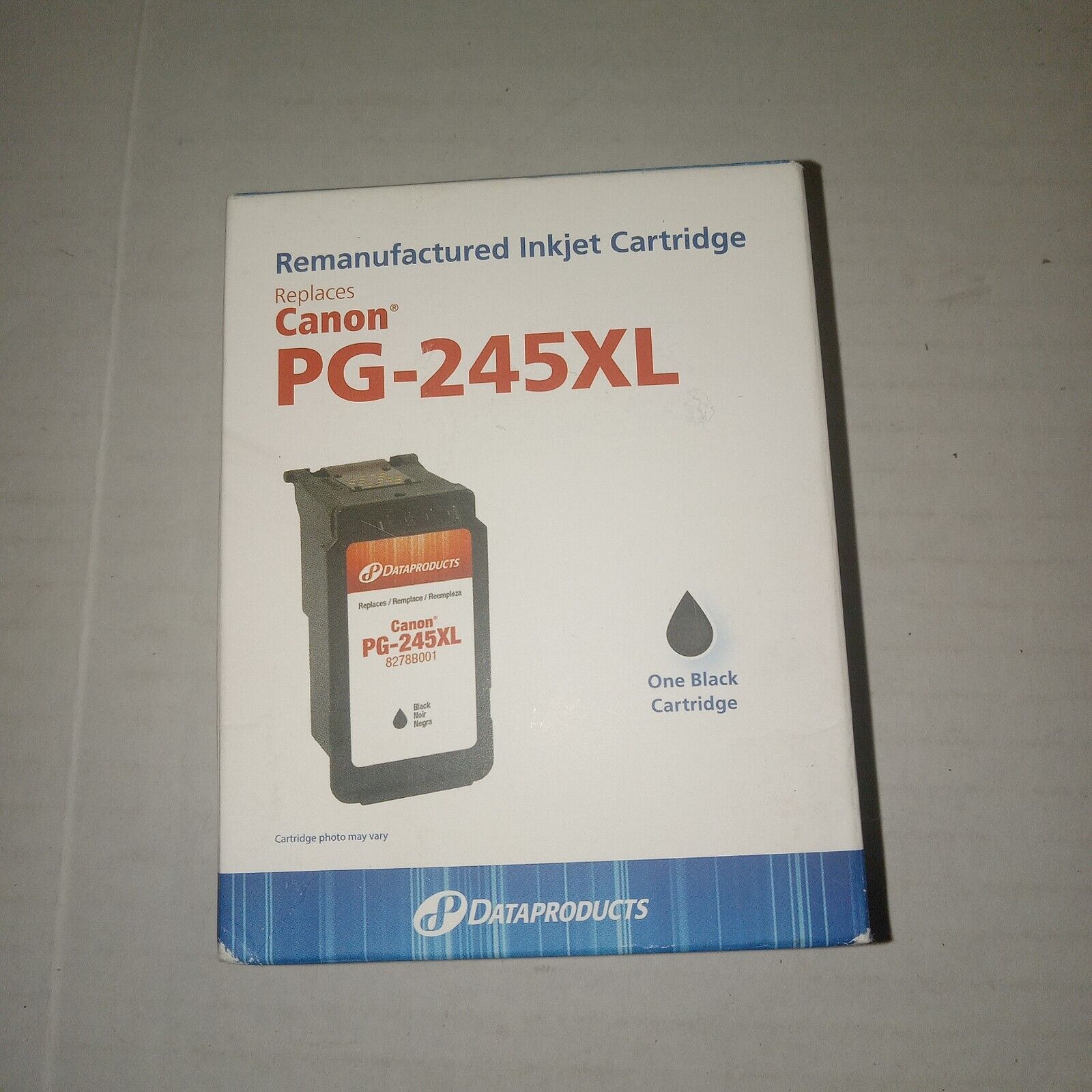 DataProducts Inkjet Cartridge BLACK Replaces Canon PG-245XL NEW