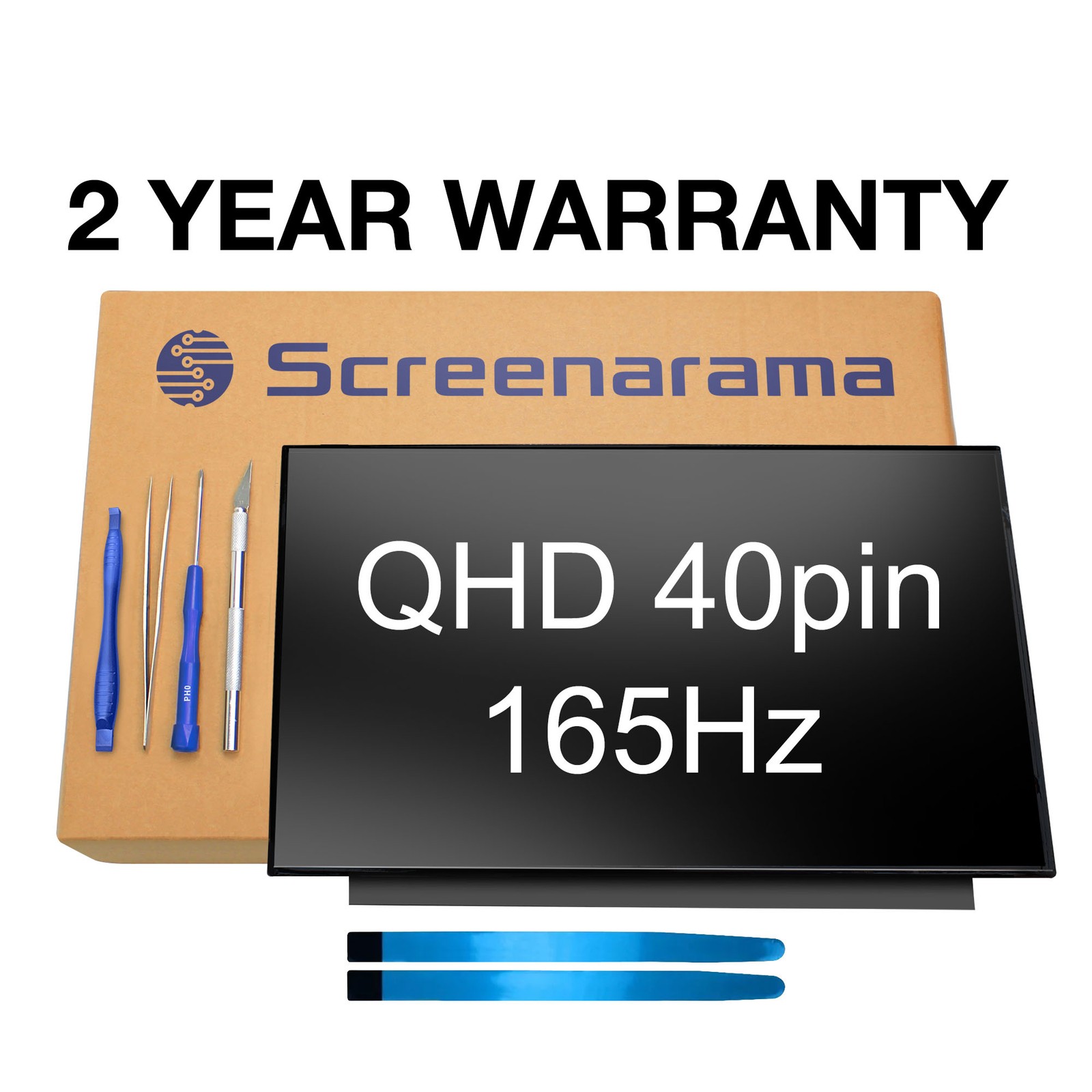 Lenovo LOQ 15APH8 Model 82XT 165Hz QHD IPS LCD Screen + Tools SCREENARAMA *FAST