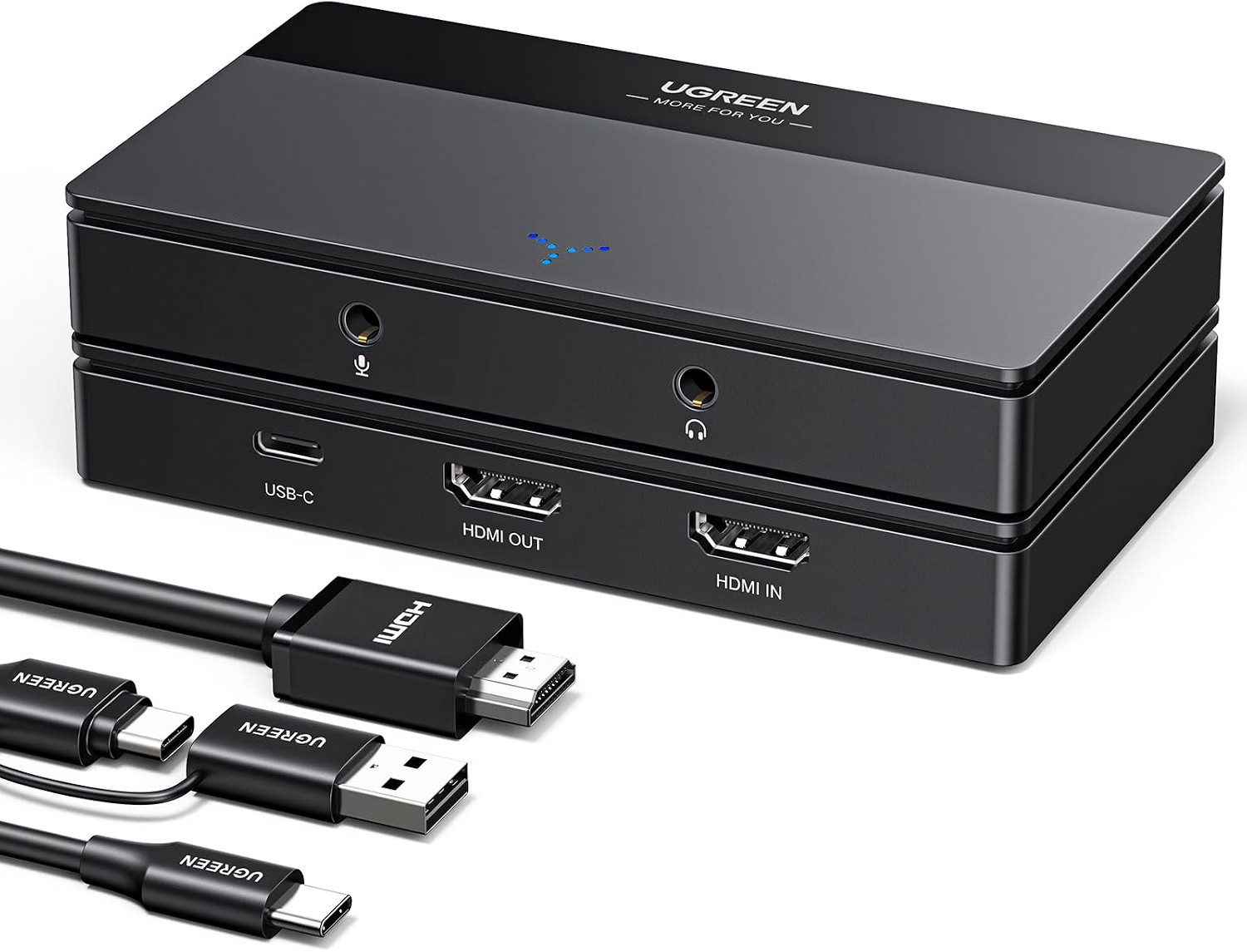 New - UGREEN Full HD 2K 30Hz 1080P 60FPS Video Capture Card USB C 3.0