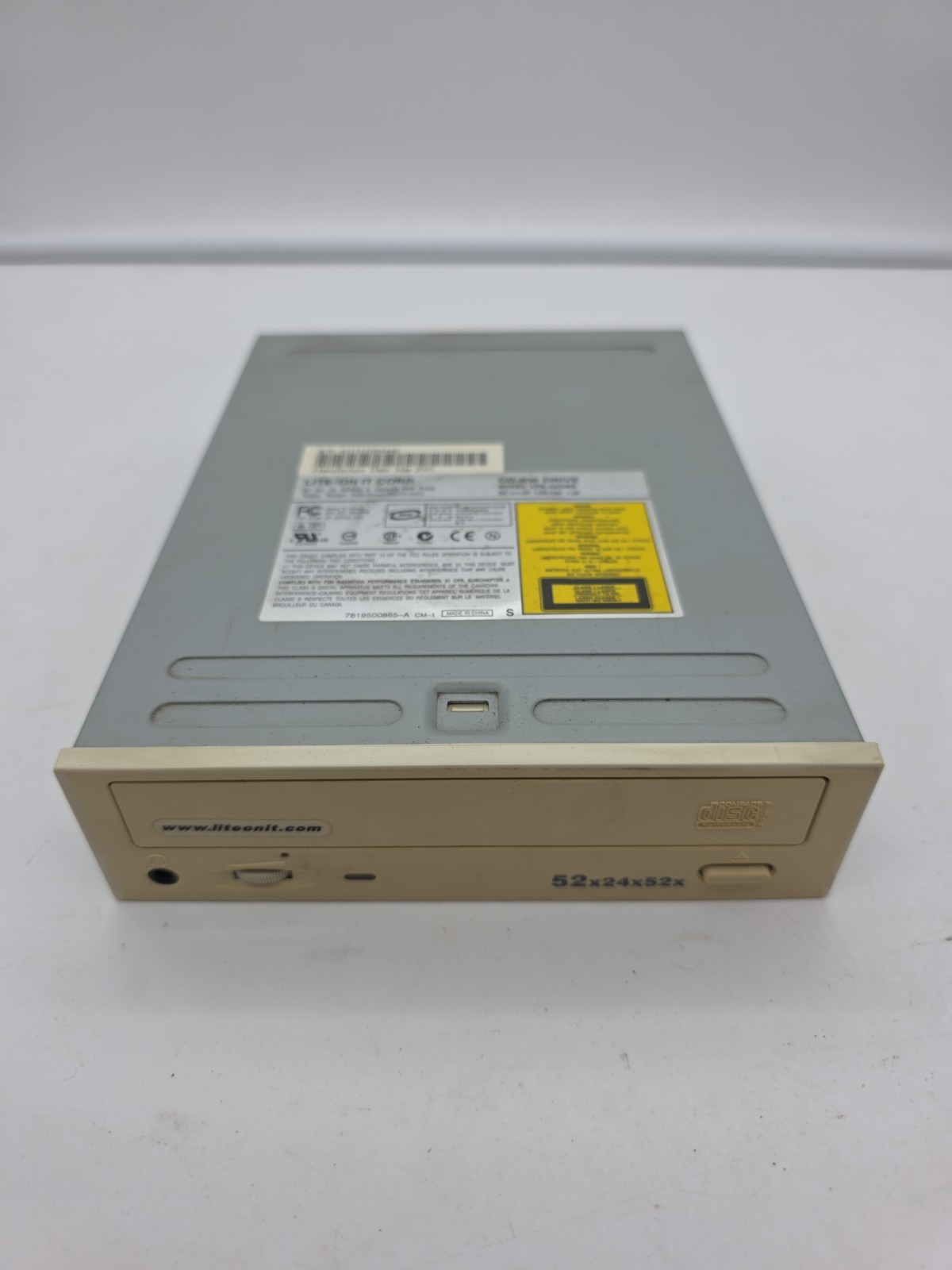 Internal Drive Burner LITEON LTR-52246S CD-RW DRIVE IDE 5.25-Inch