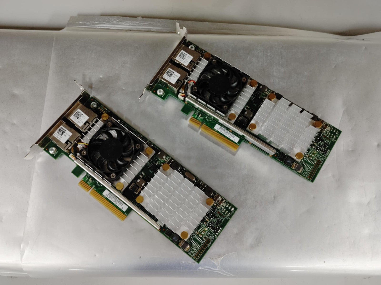 Lot of 2 Dell 0hn1on Broadcom 57810S 2-Port 10GBASE-T Network Adapter Card
