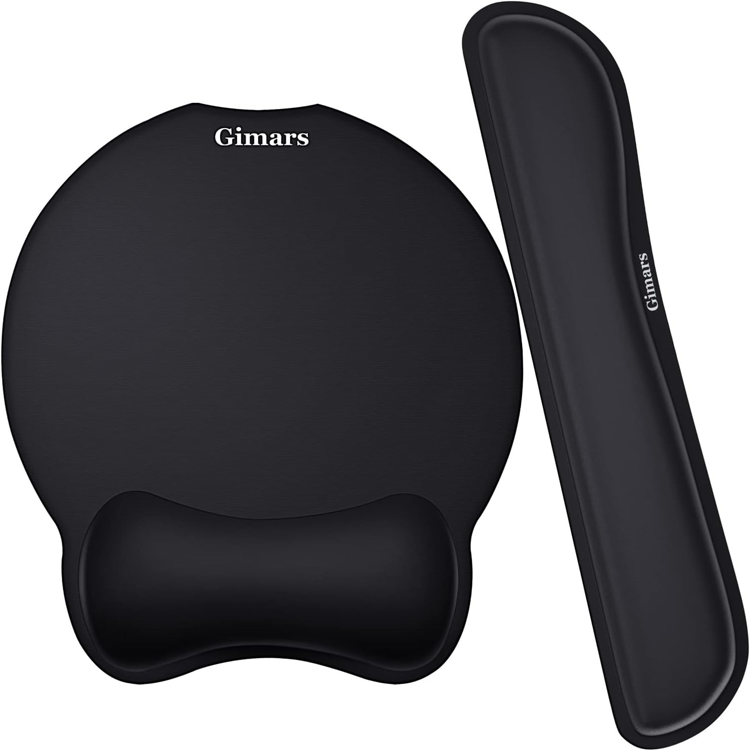 Alfombrilla de raton ergonomica de gel suave y de fibra superfina con soporte