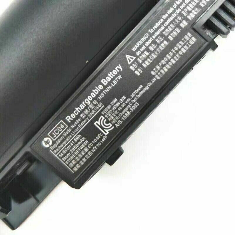 41.6WH Genuine JC04 Battery For HP Notebook 15-BS 15-BW HSTNN-DB8A/DB8B 2LP34AA