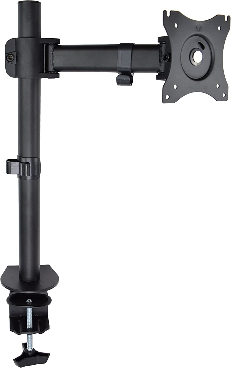 VIVO Single 13 to 32 inch Computer Monitor Desk Mount, Short Adjustable Arm, for