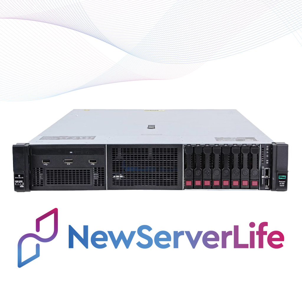 HP ProLiant DL380 Gen10 8SFF 2x Gold 6150 2.7GHz =36 Cores 64GB P408i-a 4xRJ45