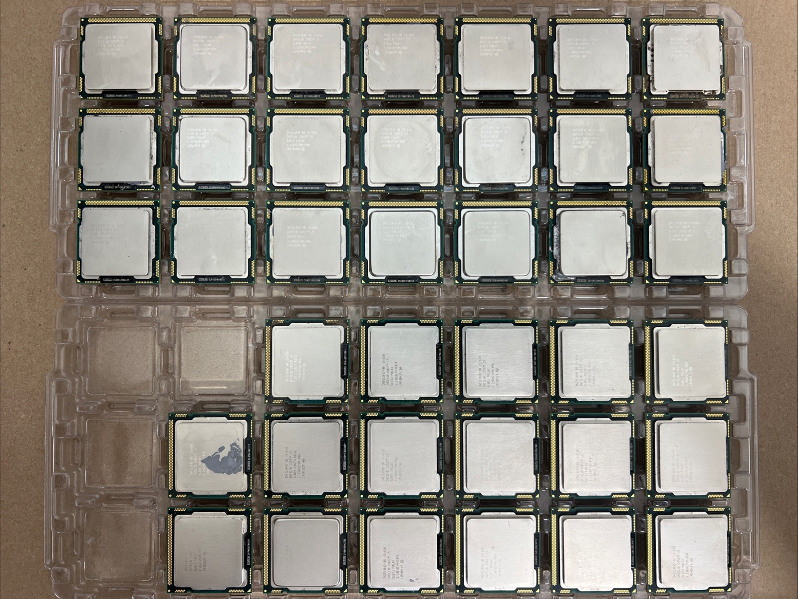 Lot 39 Intel i5 1st Gen Mixed Model Processors SLBTJ SLBLC SLBLK SLBNE SLBRP