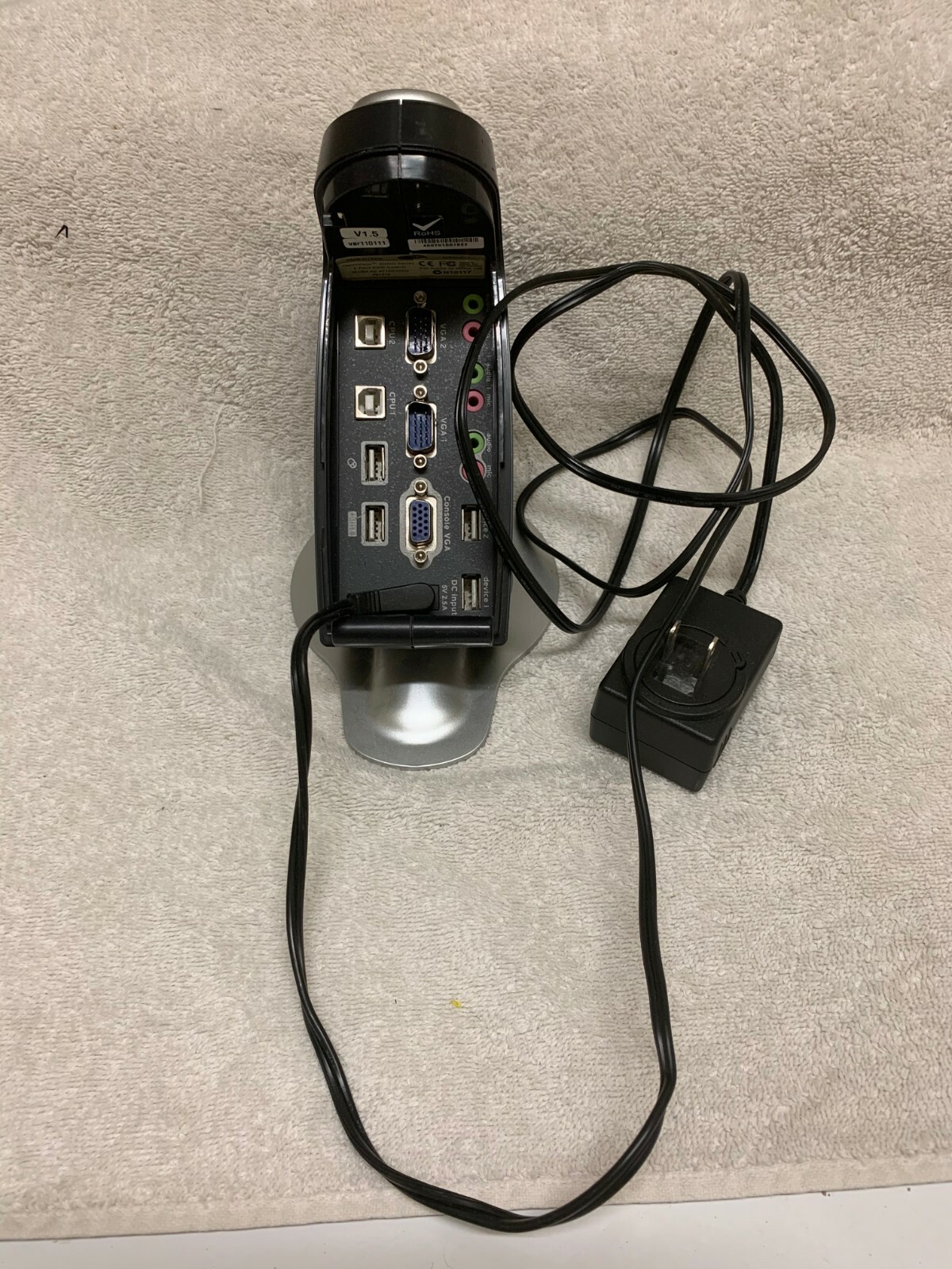Belkin OmniView F1DS102U 2-Port USB KVM Switch W/Power Adapter