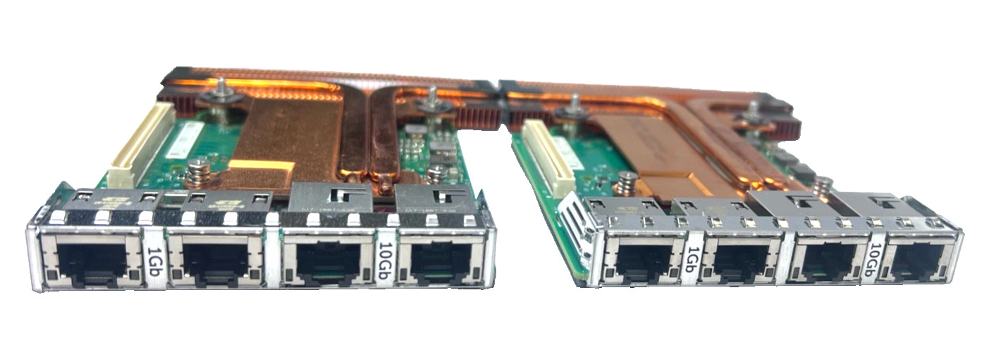 2x DELL Intel I350/X540 Quad Port 2x10GbE + 2x1GbE Network Daughter Card 0P71JP
