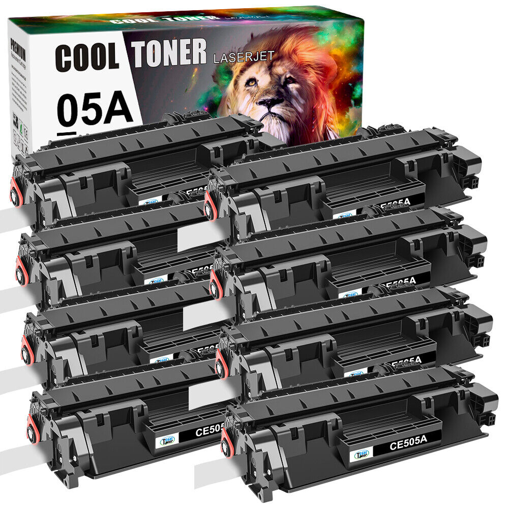 1-8PK 05A CE505A Toner Cartridge Compatible With HP LaserJet P2055D P2035 LOT