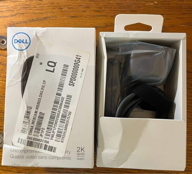 Dell WB3023 2K QHD USB Webcam 30fps 1440P